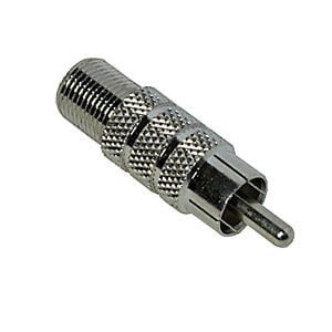 F Plug Female to Phono Adapter