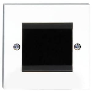 Single Width Cable Entry / Exit Faceplate