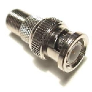 F Type Female to BNC Plug Male Adapter