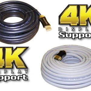 15 Meter 4K Gold Plated HQ HDMI Lead 3D / 2160p  V 2.0