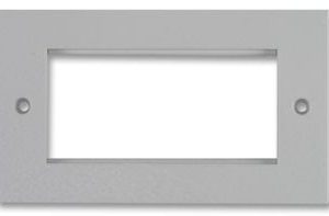 4 Gang Modular Double Frame Faceplate