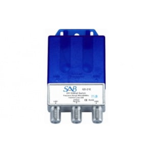 DiSEqC Switch S2 - 2in/1out Schalter Für Satellitenanlagen, Kompatibel Mit Monoblock LNB