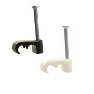 Twin Clips for Sky+ cable per 100