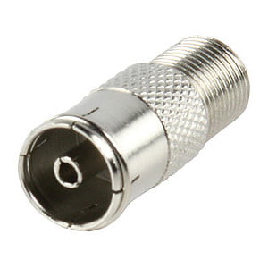 F Socket to Coax Socket Adapter