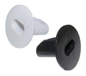 Hole Tidy Twin (Widget) for two 6 / 7mm Cables each