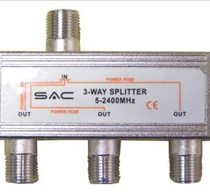 3 Way Indoor Splitter (5-2400MHz)